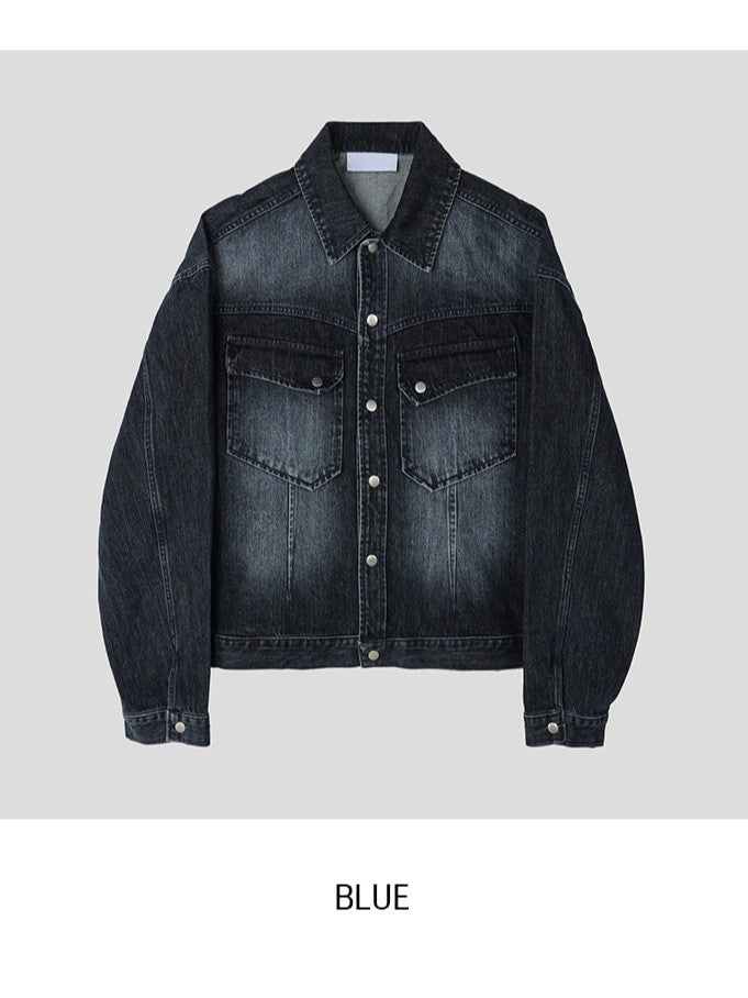 Bor Washed Western Denim Jacket