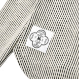 [LINE] Stripe Cutting Line Wool Cardigan