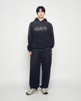 25FW DISTRESSED HOODIE BLACK