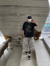Peak Destroyed Boxy Fit Short Sleeve T-Shirt 4C