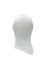 UNBALANCE SLEEVELESS TOP / WHITE