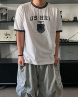 ADカラーマッチング リンガー ショートスリーブ Tシャツ