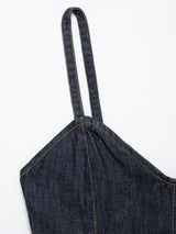 Arina Denim Flare Blouse 231330673