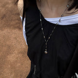 antique love necklace