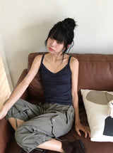 Diena Basic V-Neck Modal Strap Sleeveless