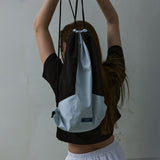 BOAT STRING BAG (LIGHT GREY)