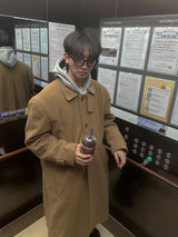 3 TAP メルトンエッセンシャルウールコート
