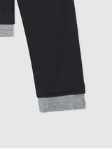 Shea color matching layered slim long sleeve tee