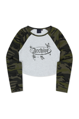 アーカイブラグランロングスリーブTシャツ