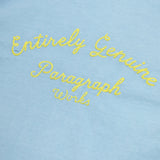 PARAGRAPH EMBROIDERED SCRIPT T SHIRT