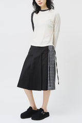 (W) Lowkey Checked Skirt (2color)