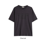 OVERFIT FOAM LETTERING T-SHIRT