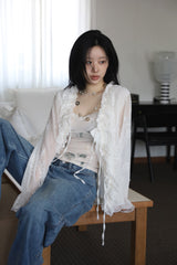 Pony Flower Frill Blouse