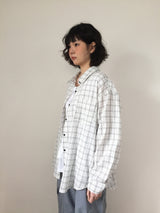 Muslin check summer shirt (2color)