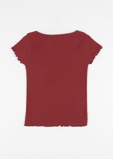 TULIP SHIRRING TEE