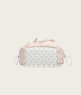 Ribbon Polka Dot Canvas Backpack – Cute College & Commuter Bag