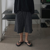 ASCLO Linen Stripe Bermuda Pants (2color)