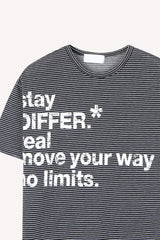 Disturb striped print T-shirt