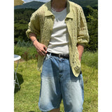 [S/S] シースルーカラニットカーディガン (3color)
