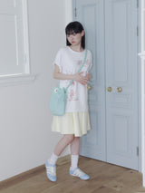 2-WAY ROUND BAG (DOT MINT)