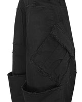 VTG BACK BOOTS CARGO SHORTS_BLACK