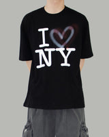 NY ハートショートスリーブT