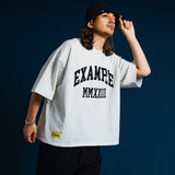 EXAMPLE アーチロゴスラブビッグシルエット半袖Tシャツ