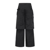 String Pocket Layered Wide Pants 232401216