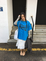 YWD WELCOME Tシャツ_ブルー (1color)