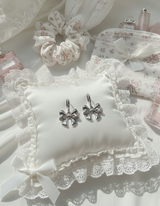 Adorable Ribbon Huggies Piercing - Silver