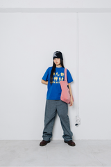 ラブイズディスTシャツ - ブルー