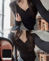 Sellot button wool knitwear