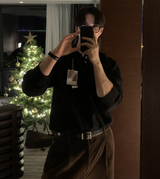 ディフェイスレイトバックバンディングコーデュロイワイドパンツ