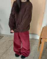 Kidella Round Cable Knit