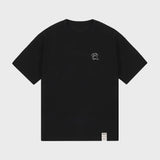 [UNISEX] Small Line Bear Smile Short Sleeve T-shirt