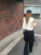 リベット リネン ミリタリーキャップ