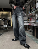 Bron Cat Brush Curve Denim Pants