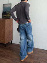 Bijo Soft Balloon Denim Pants (No.1005)