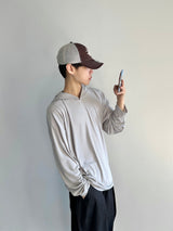 Today Warmer フード付きロングスリーブ 2C