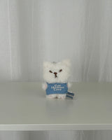 BIG CAT KEY-RING / WHITE