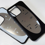 LOVE Memories Bumper Mirror Phone Case (BK)