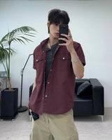 フェルダー ダブル ヘンリーネック ショートスリーブ Tシャツ