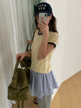 [ORIGINAL] Circle Row Leather Boston Bag