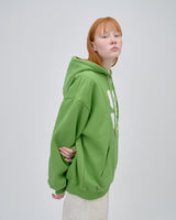 POINTAGE LOGO HOODIE - OLIVE GREEN