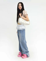 Square Ribbon Crossbody Bag(2colors)