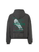 RELAXED SKATE BOARD HOODIE [Grey]