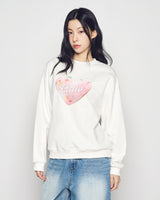 25FW WOMAN ハートドーナツスウェットシャツ