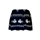ラビットジャガードセーター