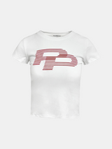 PP プリントショートスリーブTシャツ