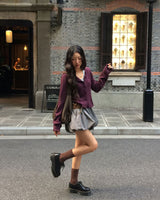Candy Frill Knit Cardigan